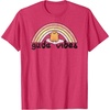 image:imageGudetama Gude Vibes Good Vibes Rainbow TShirt SmallRed Heather