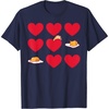 image:imageGudetama Hearts amp Eggs Valentines TShirtNavy Blue