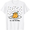 image:imageGudetama The Lazy Egg Its Meh My Birthday Confetti Party TShirt SmallWhite