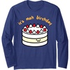 image:imageGudetama the Lazy Egg Its Meh Birthday Cake Long Sleeve TShirtNavy Blue