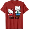 image:imageHello Kitty Best Dad Fathers Day TShirt SmallCranberry Red