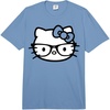 image:imageHello Kitty Black and White Nerd Glasses Comfort Colors Adult Heavyweight TShirtDeep Blue