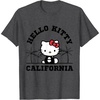 image:imageHello Kitty California Palm Tree Tee Shirt TShirtDark Heather Grey