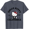 image:imageHello Kitty California Palm Tree Tee Shirt TShirtHeather Blue