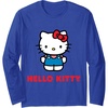 image:imageHello Kitty Character Front and Back Long Sleeve TShirtRoyal Blue