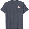 image:imageHello Kitty Chest Pocket TShirtHeather Blue