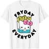 image:imageHello Kitty French Fries Fryday Everyday Friday TShirtWhite