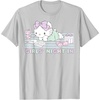 image:imageHello Kitty Girls Night In Reading Short Sleeve TShirtSilver Grey