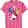 image:imageHello Kitty Im 8 Birthday TShirt TShirtPink Heather