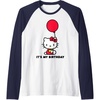image:imageHello Kitty Its My Birthday Raglan Baseball TeeNavy BlueWhite