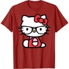 image:imageHello Kitty Nerd Glasses TShirtCranberry Red