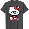 image:imageHello Kitty Nerd Glasses TShirtDark Heather Grey