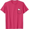 image:imageHello Kitty Peeking Pocket Tee Shirt TShirtRed Heather