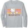 image:imageHello Kitty Vintage Stripes Long Sleeve TShirtHeather Grey