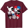 image:imageHello Kitty and Friends Hello Sanrio USA Americana TShirtBurgundy