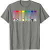 image:imageHello Kitty and Friends Sanrio Rainbow TShirtOlive Heather