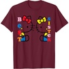 image:imageHello Kitty and Mimmy Best Sister Tee Shirt TShirtBurgundy