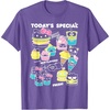 image:imageHello Sanrio Kawaii Burger Shop Foodie Menu Tee Shirt TShirtPurple Heather