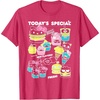 image:imageHello Sanrio Kawaii Burger Shop Foodie Menu Tee Shirt TShirtRed Heather