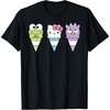 image:imageHello Sanrio Keroppi Hello Kitty BadtzMaru Ice Cream Cone TShirtBlack