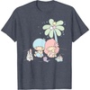 image:imageLittle Twin Stars Beach Summer Sandcastle TShirtHeather Blue