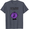 image:imageMr Men Little Miss Stubborn TShirtHeather Blue