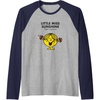 image:imageMr Men Little Miss Sunshine Raglan Baseball TeeNavy BlueAthletic Heather