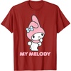 image:imageMy Melody Backside Logo Tee Shirt TShirtCranberry Red