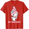 image:imageMy Melody Backside Logo Tee Shirt TShirtRed