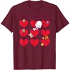 image:imagePochacco Happy Valentines Day TShirt SmallBurgundy