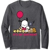 image:imagePochacco Its my Birthday Long Sleeve TShirtDark Heather Grey