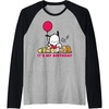 image:imagePochacco Its my Birthday Raglan Baseball TeeBlackAthletic Heather