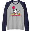 image:imagePochacco Its my Birthday Raglan Baseball TeeNavy BlueAthletic Heather