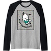image:imagePochacco Stay Pawsitive Positive Good Energy Fun Vibes Raglan Baseball TeeBlackAthletic Heather