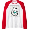 image:imagePochacco Stay Pawsitive Positive Good Energy Fun Vibes Raglan Baseball TeeRedWhite