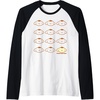image:imagePompompurin Real Raglan Baseball TeeBlackWhite