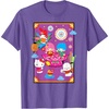 image:imageSANRIO Hello Kitty amp Friends Lunar New Year Festival TShirt  UnisexAdults Black Small Short SleevePurple Heather