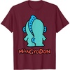 image:imageSanrio Hangyodon Backside Logo Tee Shirt TShirtBurgundy