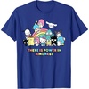 image:imageSanrio Hello Kitty amp Friends Power in Kindness Black Classic Fit TShirt Crew Neck Short SleeveRoyal Blue