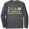 image:imageSanrio Hello Kitty and Friends Daydreaming about Lunch Class Long Sleeve TShirtDark Heather Grey