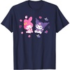 image:imageSanrio Kuromi and My Melody Berries TShirt Small BlackNavy Blue