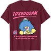 image:imageSanrio Tuxedosam Classic Tee Shirt TShirtBurgundy