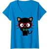 image:imageWomens Chococat Smartly Dressed Up VNeck TShirtSapphire Blue