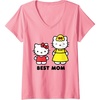 image:imageWomens Hello Kitty Best Mom Mothers Day VNeck TShirt SmallPink