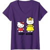 image:imageWomens Hello Kitty Best Mom Mothers Day VNeck TShirt SmallPurple