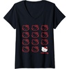 image:imageWomens Hello Kitty Real VNeck TShirt SmallBlack