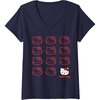 image:imageWomens Hello Kitty Real VNeck TShirt SmallNavy Blue