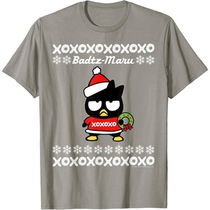 image:imageBad Badtz  Maru Ugly Christmas Shirt TShirtSlate Grey
