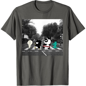 image:imageBadtz  Maru Crosswalk Tee TShirtAsphalt Grey