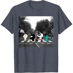 image:imageBadtz  Maru Crosswalk Tee TShirtHeather Blue